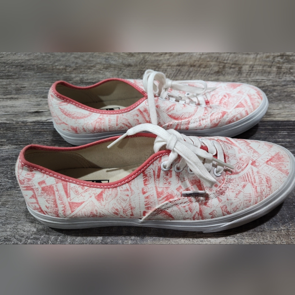 VANS AUTHENTIC SLIM VAN DOREN GEORGIA PEACH BEACHES MEN'S 7.5 WOMEN'S 9 SHOES - Picture 4 of 8